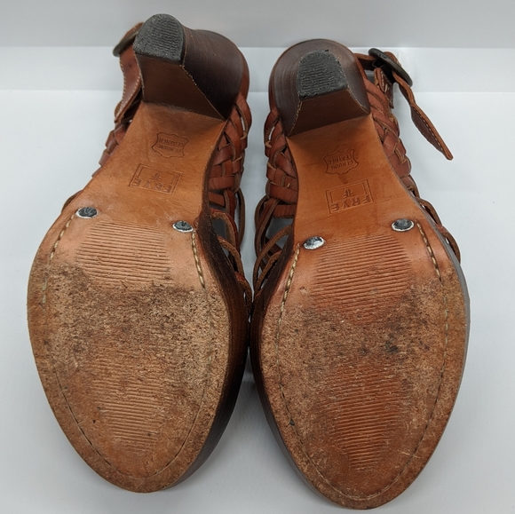 Frye Woven Leather Heels - Picture 7 of 8